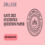 GATE 2023 Question Paper with Answer Key PDF for Statistics Feb 12 ZPYP